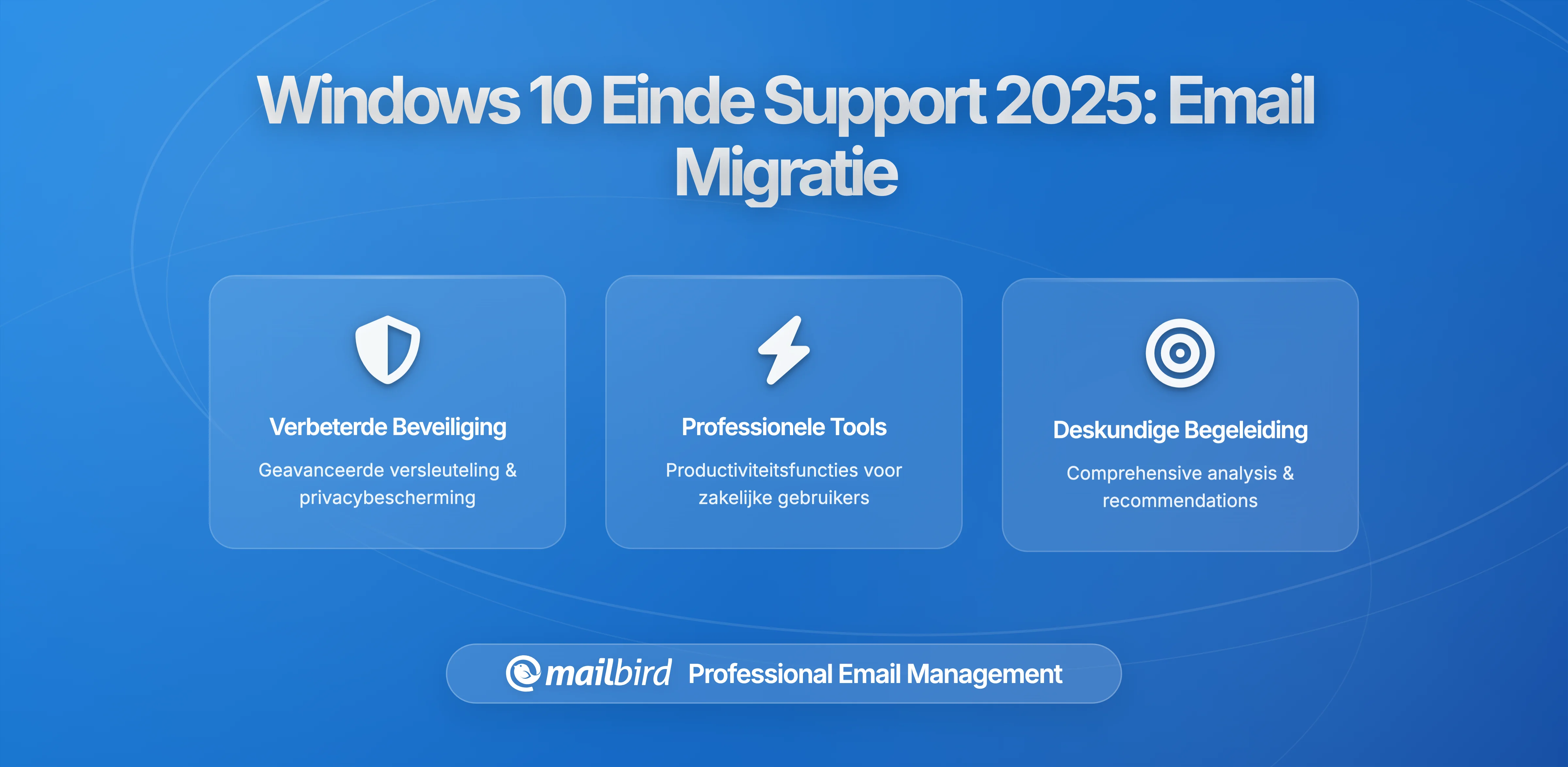 Verlies Uw E-mailinstellingen Niet - Windows 10 Eind Ondersteuning Gids