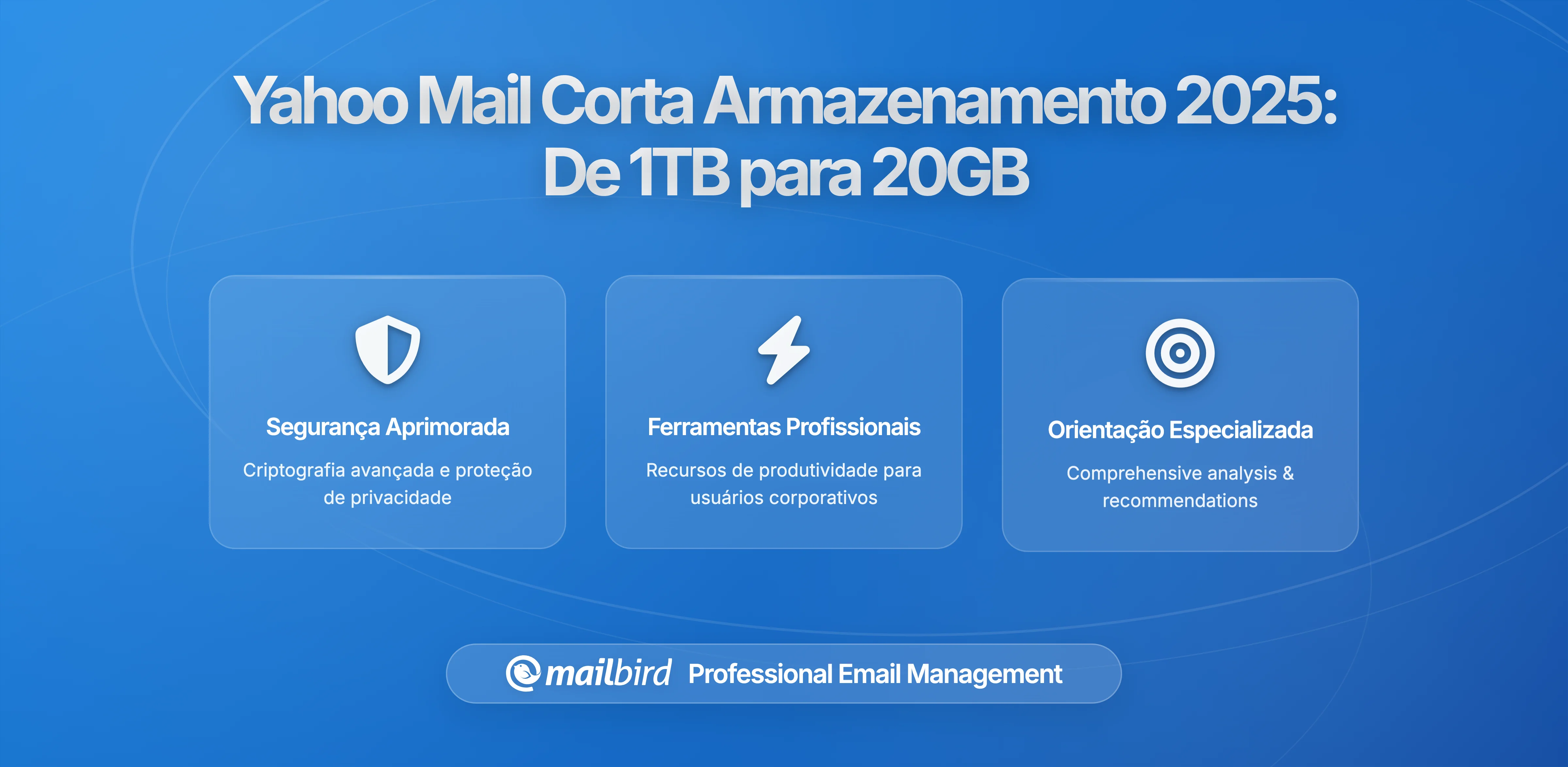 Guarde o Seu Yahoo Mail Antes que Seja Tarde - Guia de Crise de Armazenamento