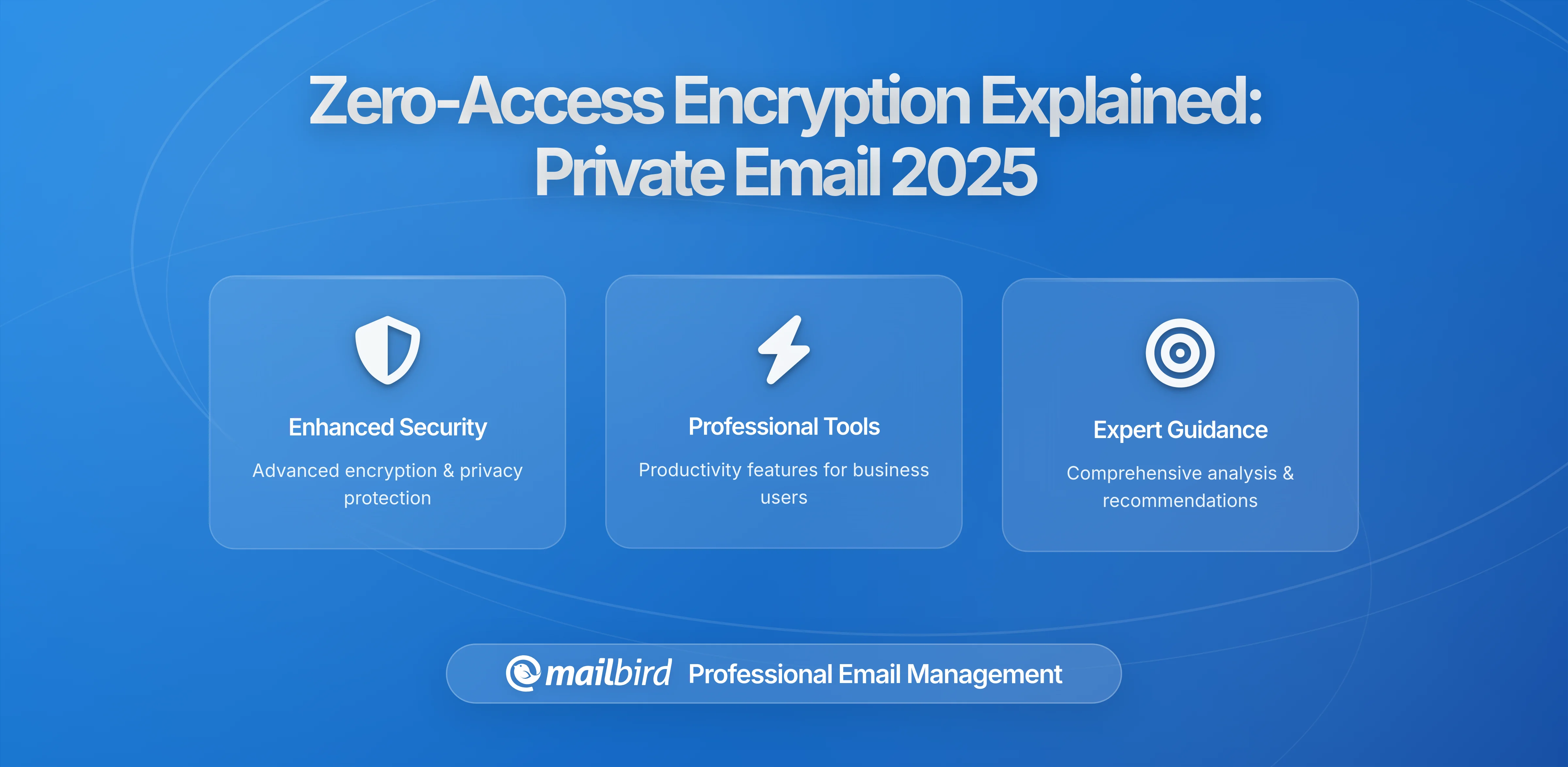 Zero-Access Encryption Explained: The Future of Truly Private Email