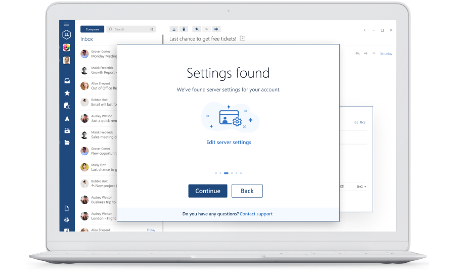 strato e mail imap