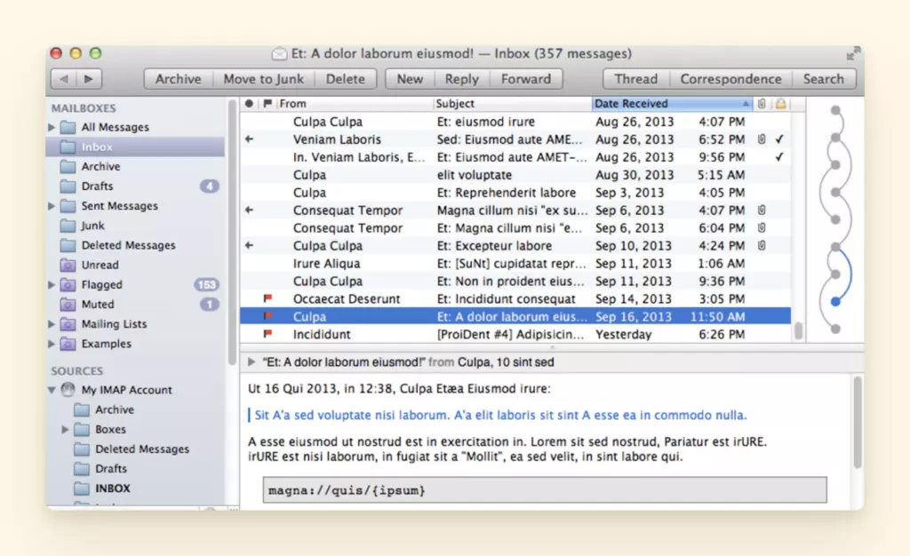 Mailmate email client