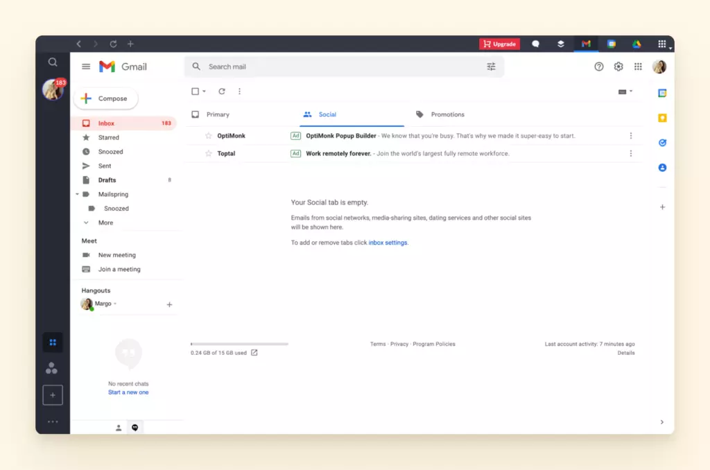 Shift email Client
