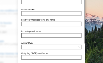 Step 4: Step 6: To configure Daum.net on Windows Mail, Enter the following information in the different fields