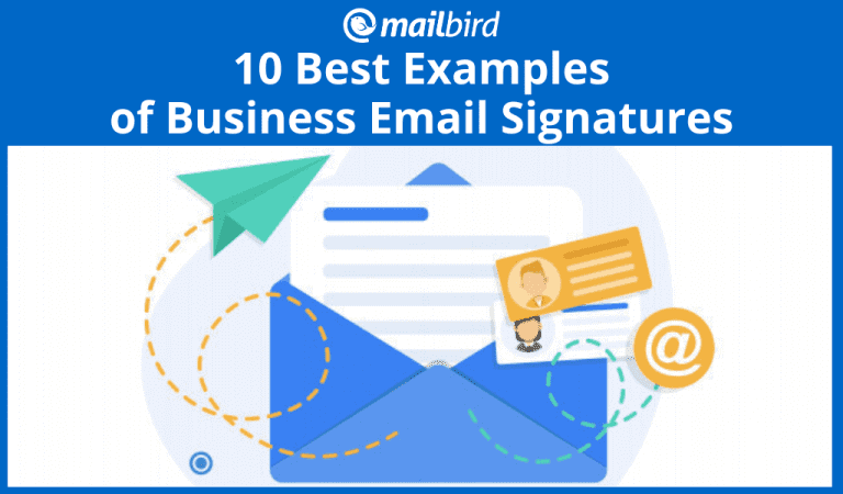 Professional Email Signature Generator 10 Best Examples For Mailbird