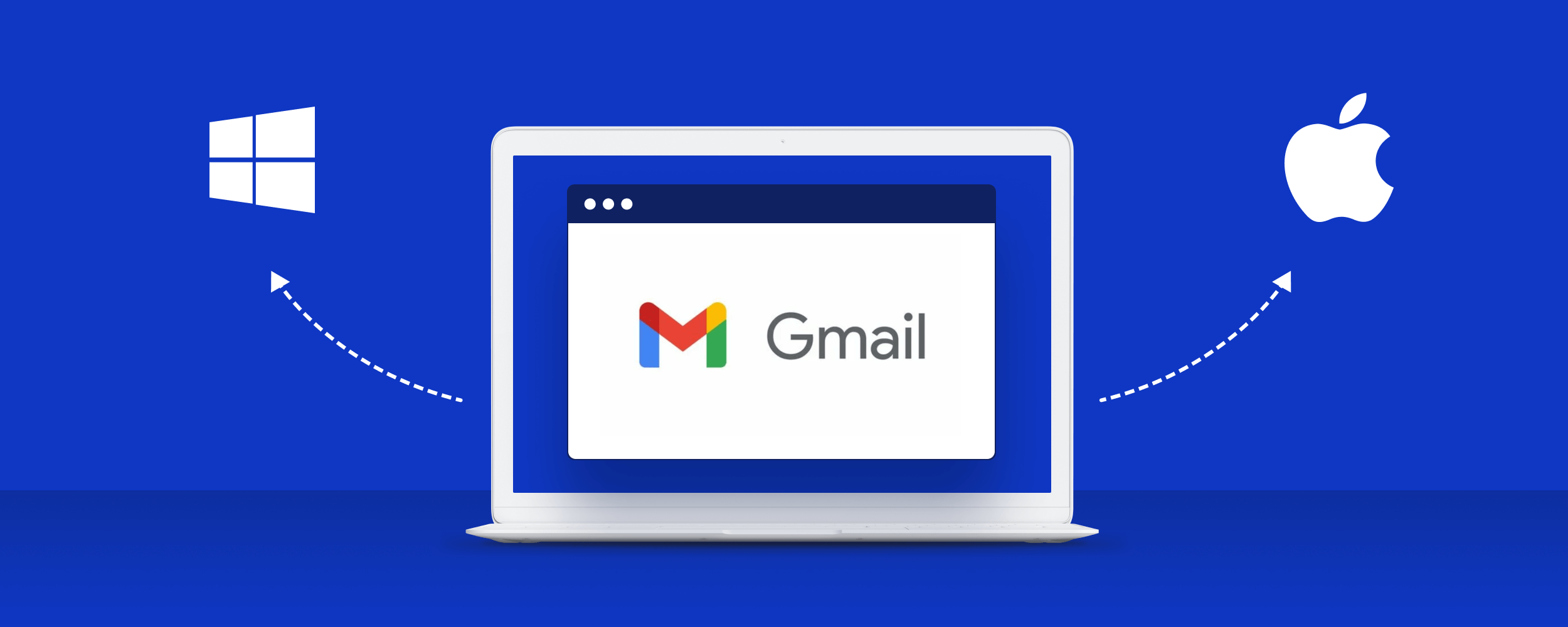 put an icon for gmail on my desktop