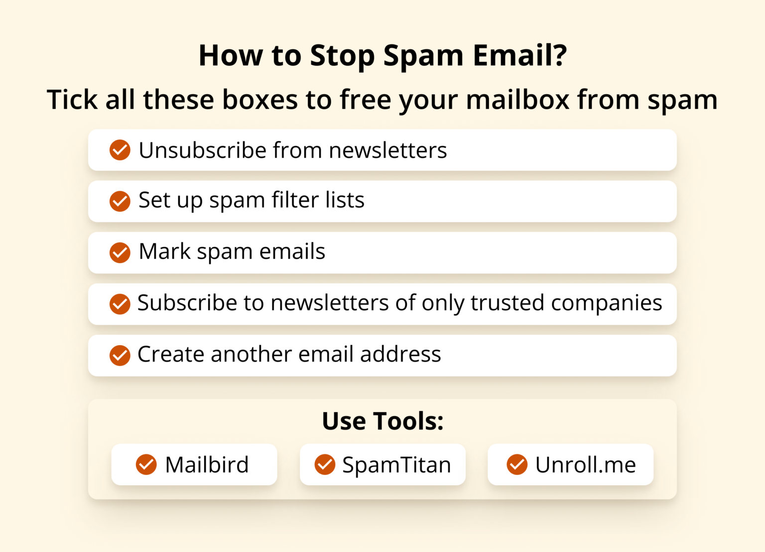 can you block spam with mailbird