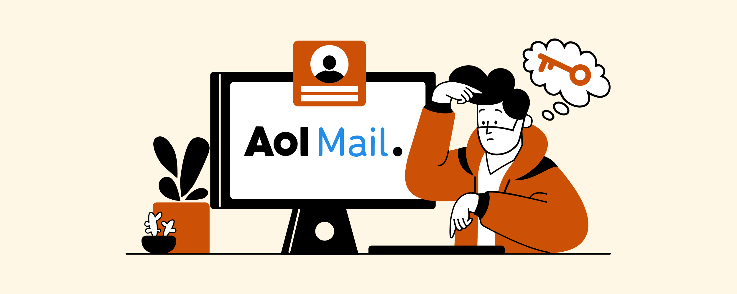 AOL app password illustration